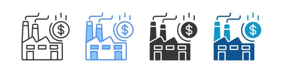 Industry Multistyle Icon Sheet