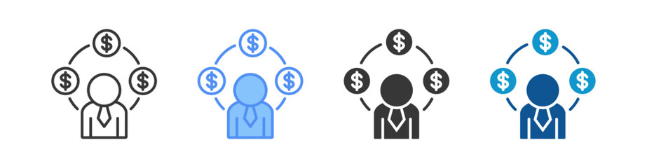Profitability Multistyle Icon Sheet