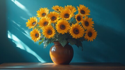 Sunflowers in a Vase