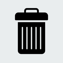 Recycle, trash icon. Clean, erase, delete symbol