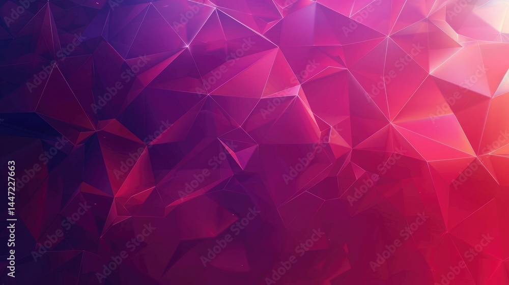 Poster abstract red purple line effect on surface of modern template design express seamless style scene. d