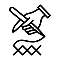 Traditional Weaving Loom Icon
