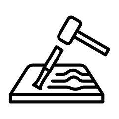 Hand-Carved Wooden Decor Icon