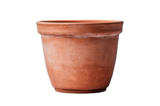 gardening agriculture clay pot isolated on white or transparent png