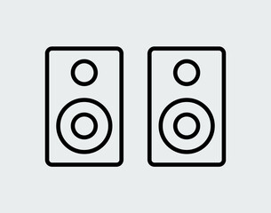 Stereo speaker icon