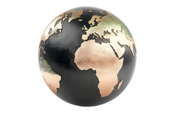 Realistic 3D Model Of The Earth Transparent Background