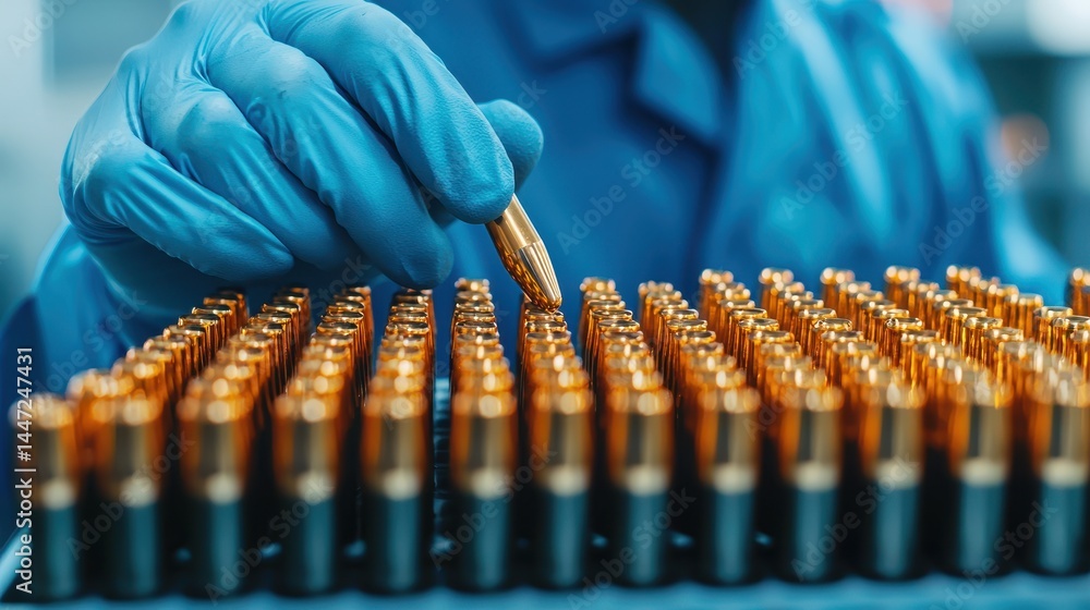 Poster precision manufacturing process in a factory environment for high-quality tool production and inspec