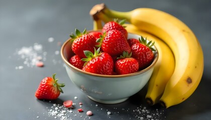 strawberries in a bowl