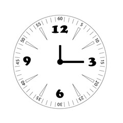 Time of a clock in illustrator