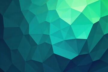 Obraz premium Subtle geometric pattern in calming blues and greens, room, contemporary