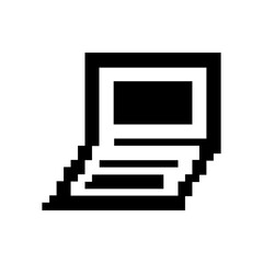 pixelate laptop icon