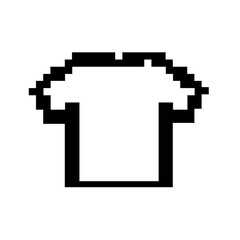 pixelate tshirt icon