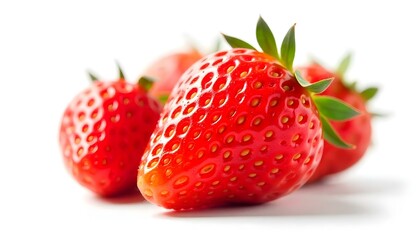Strawberry isolated on white background