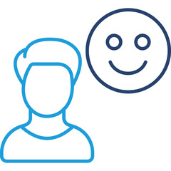   Happy Client  SVG Icon