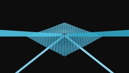 A 3D grid-like plane transforms into a rippling bowl using a sinusoidal height map, showcasing spatial deformation.