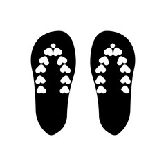 Palm Leaf Sandal Icon