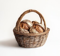 Basket of artisanal breads