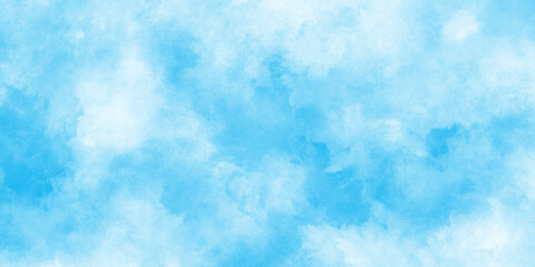 gradient light sky blue shades grunge cloudy watercolor background on white paper texture, blue watercolor abstract sky blue background, soft cloudy watercolor abstract painting background.