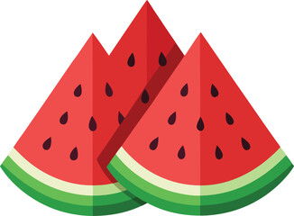 watermelon fruit vector, vector and illustration, vector style