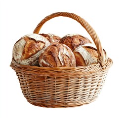 Basket of artisanal loaves (2)