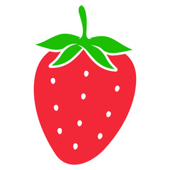 strawberry fruit vector illustration