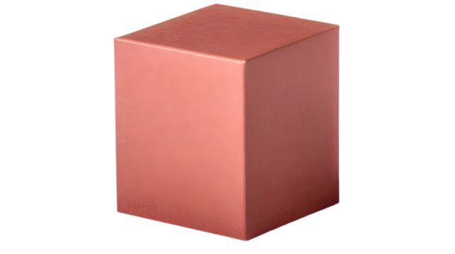 Red Cube Illustration Transparent Background
