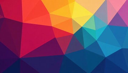 Obraz premium Abstract geometric shapes, vibrant color blocks, modern style , shapes, contemporary, geometric pattern
