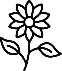 Medicinal Herbs Vector Icons – Thin Line Set of Healing Plants for Wellness, Health, and Herbal Remedies