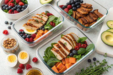 Paleo Diet Meal Preparation Weekly Containers