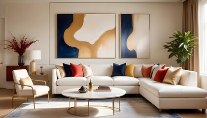 Photo interior modern design room 3d illustration