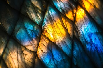 Close-up view of a captivating stone surface with vibrant colors.