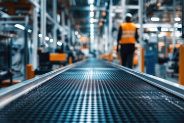 Factory Conveyor Belt System Industrial Production Line