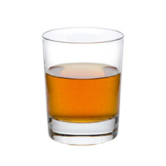 Amber liquid in a rocks glass against a black background showcasing a sophisticated drink ideal for whiskey or bourbon