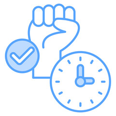 Obraz premium Time Freedom Icon Element For Design