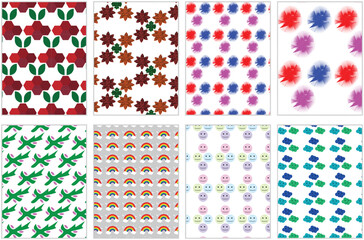Pattern templet design vector file