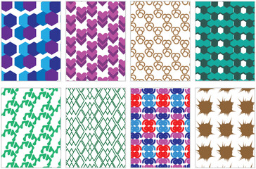 Pattern templet design vector file