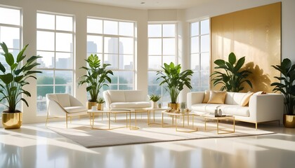 Photo interior modern design room 3d illustration