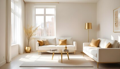 Photo interior modern design room 3d illustration