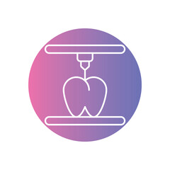 Dental Model Icon vector stock illustration