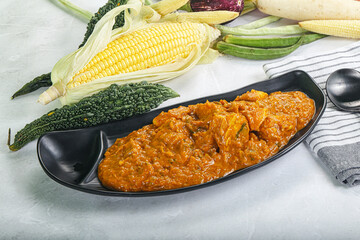 Indian cuisine - Kadai chicken masala