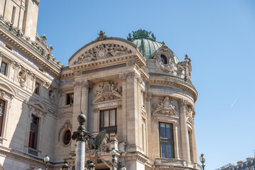 La magnifique architecture des bâtiments du centre ville de Paris en France 