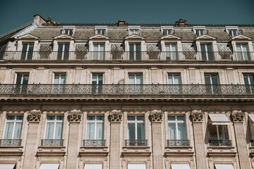 La magnifique architecture des bâtiments du centre ville de Paris en France 