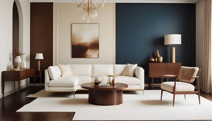 Photo interior modern design room 3d illustration