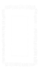Simple White Rectangle Frame Illustration With Black Textured Border