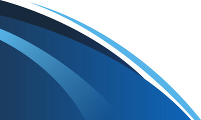 Blue Elegant Corner Vector