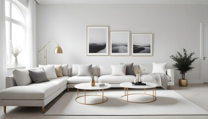 Photo interior modern design room 3d illustration