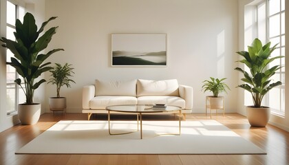 Photo interior modern design room 3d illustration