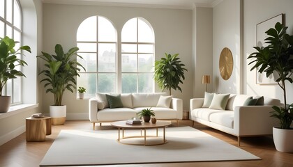 Photo interior modern design room 3d illustration