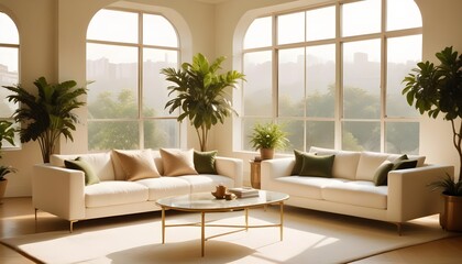 Fototapeta premium Photo interior modern design room 3d illustration