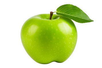 green apple isolated on white